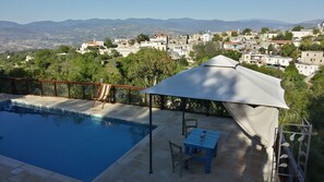 Ferienhaus, 2 Schlafzimmer, Kamin | Pool | Außenpool