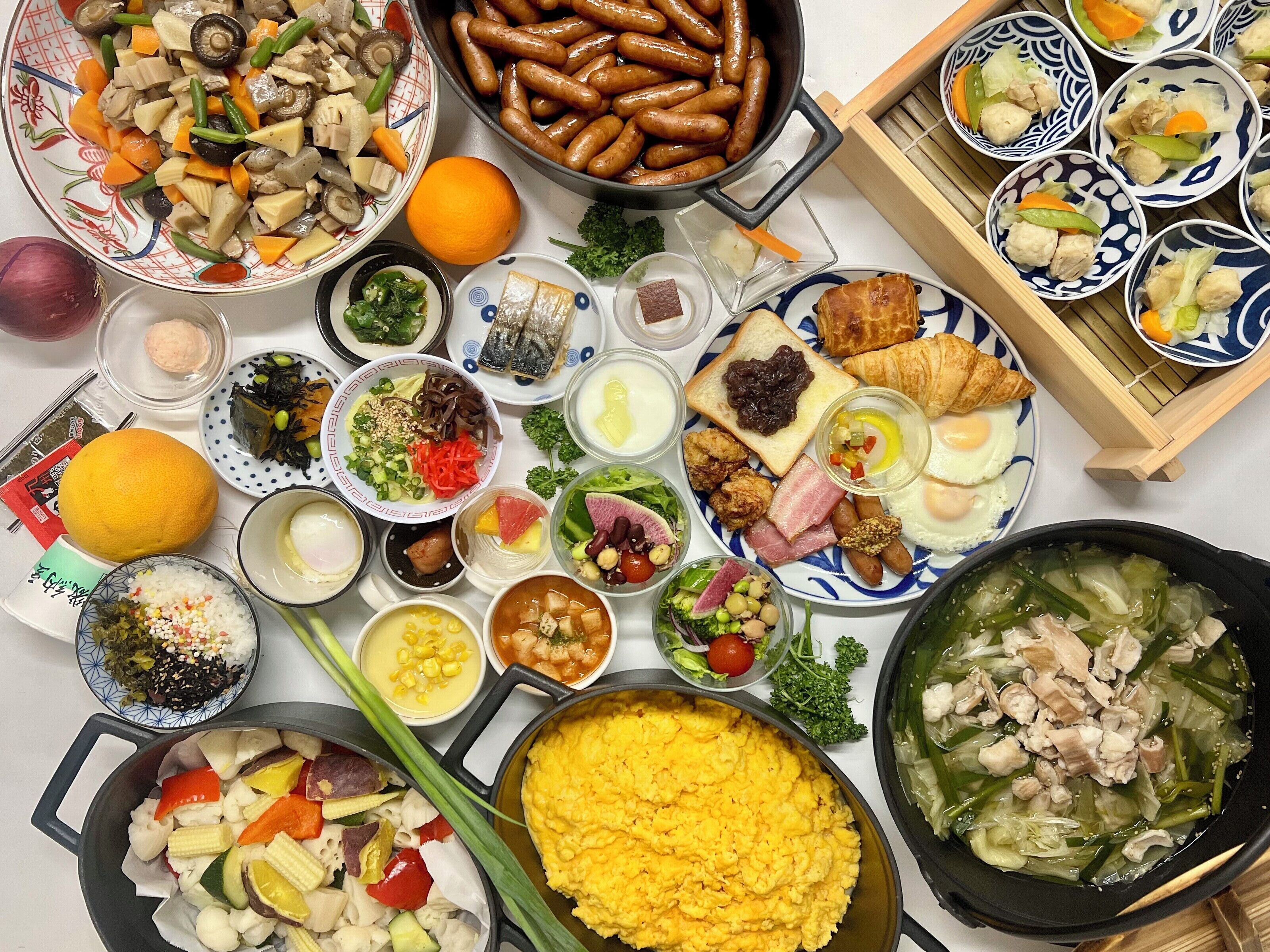 매일 뷔페 아침 식사 유료