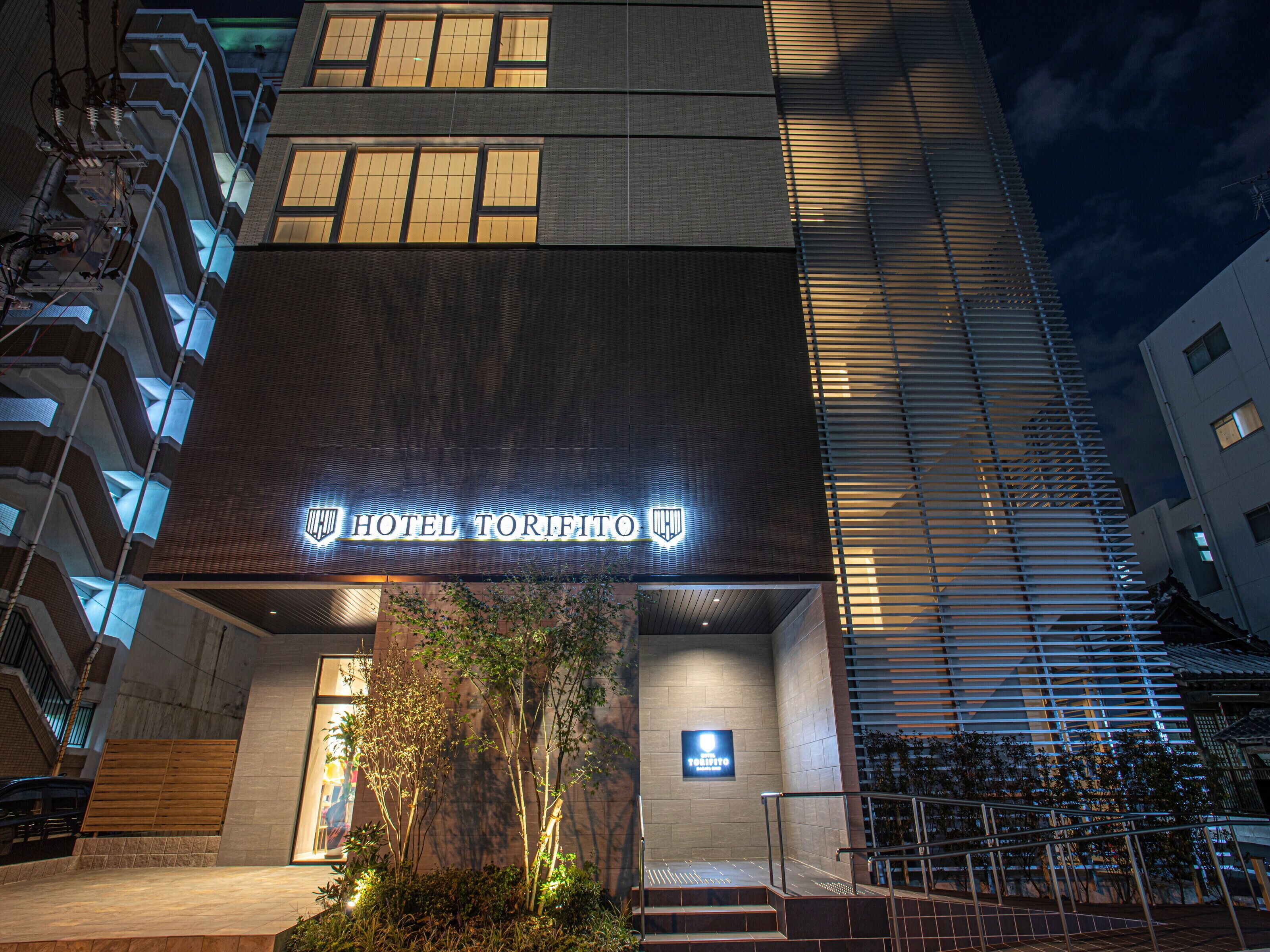 front of property – evening/night