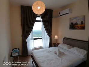 公寓, 2 間臥室 (1F 3406) | 2 間睡房、熨斗/熨衫板、Wi-Fi (收費)、床單