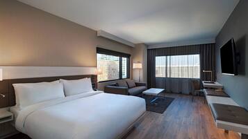 Premium bedding, pillowtop beds, in-room safe, desk