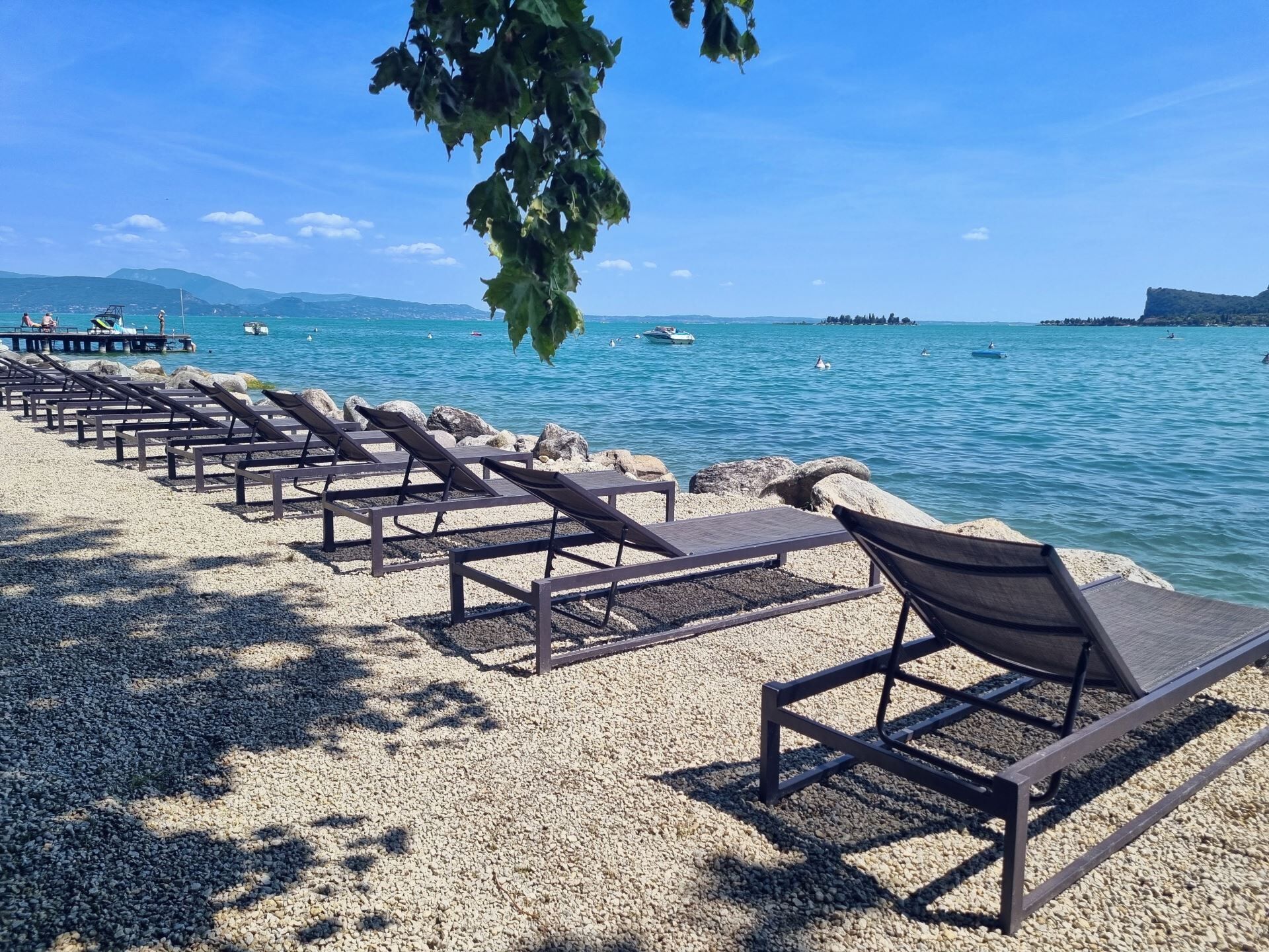 Beach nearby, sun-loungers