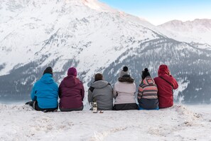Blick von der Unterkunft