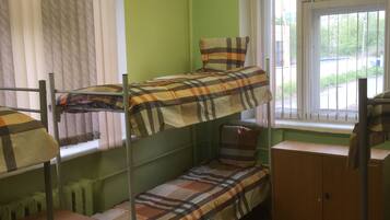 Een strijkplank/strijkijzer, gratis wifi