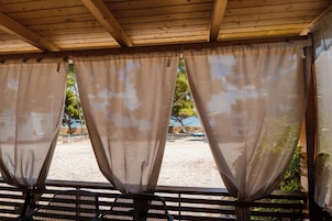 Casa móvil de lujo, terraza, vistas al mar | Vistas del balcón