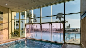 Indoor pool, a heated pool