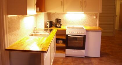 5 bedrooms, large apartment on farm, nice view and nature