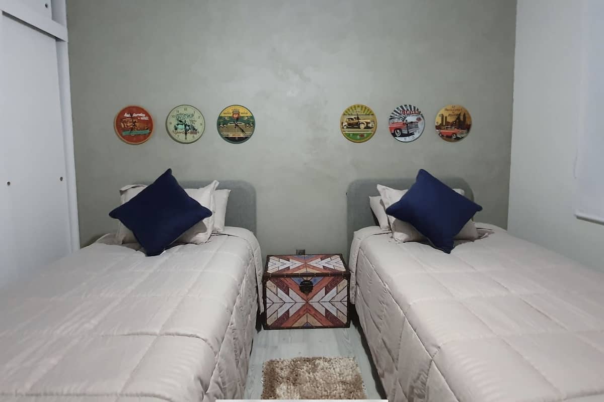 Basic-Apartment | 2 Schlafzimmer, Bettwäsche aus ägyptischer Baumwolle
