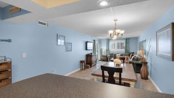 Condo | Living room | Flat-screen TV