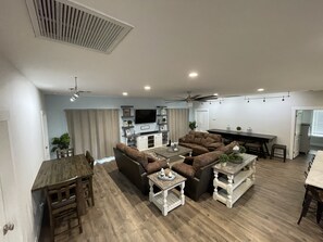 Smart TV, video games, Netflix, Hulu