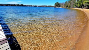 Ubicación cercana a la playa y tumbonas