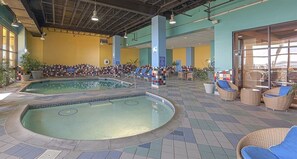 Indoor pool, outdoor pool