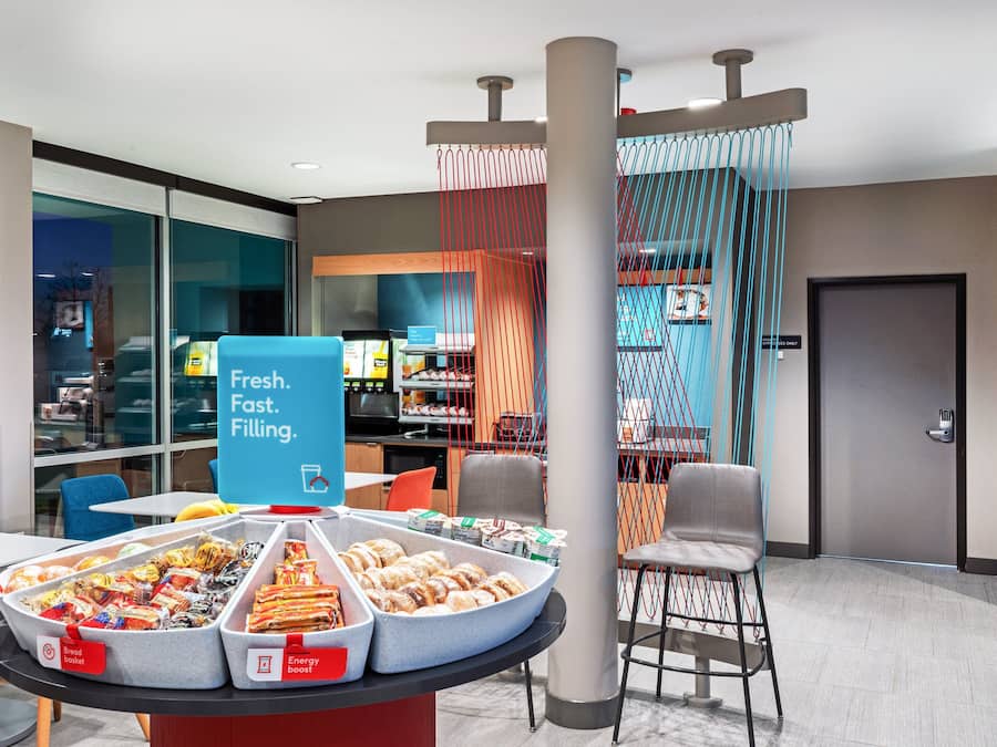 Free daily on-the-go breakfast