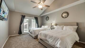 3 bedrooms, iron/ironing board, travel crib, WiFi