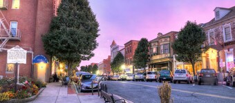 Cozy home with fenced in yard-Dog Friendly . 2 block walk to historic downtown!