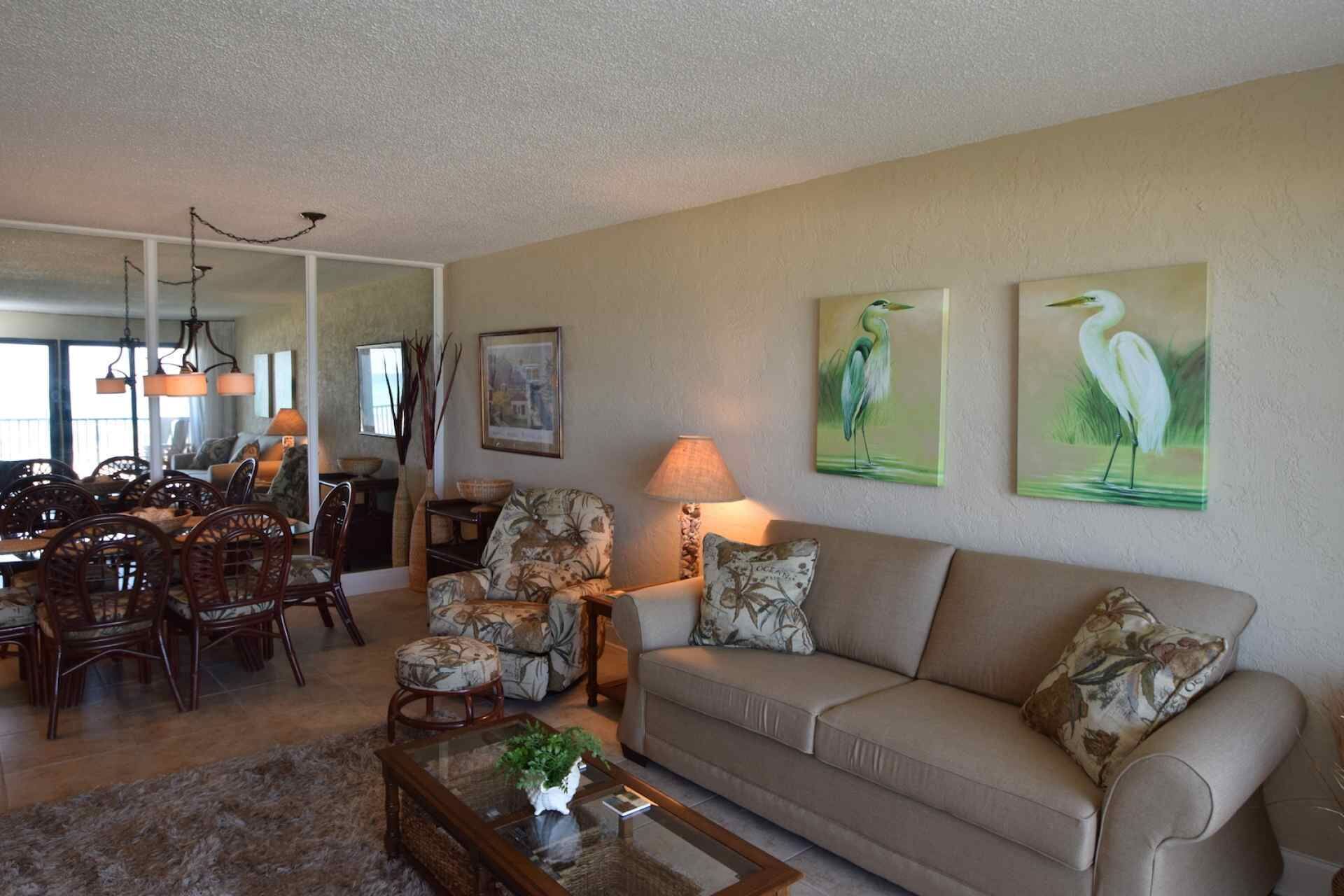 Condo (Sugar Beach C-17 (2/2)) | Living room | LCD TV