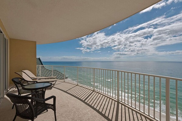 Condo | Balcony - Twin Palms 1705 (Panama City Beach)