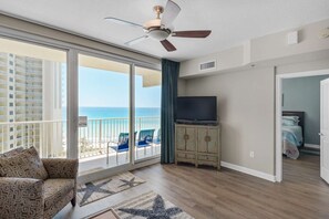 Condo (Shores of Panama 916 (1/2)) | Living room | DVD player