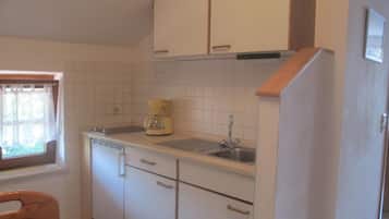 Fridge, stovetop, toaster, freezer