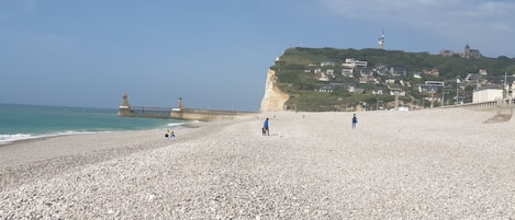 On the beach