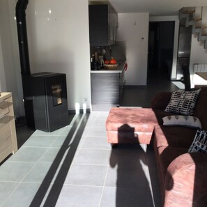 Televisor, reproductor de DVD i llibres 