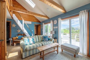 TV - The Swan Shack - 4x4 Carova Beach, Pool, Hot Tub, Theater, Pets OK, Private Setting (Carova Beach)