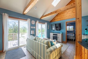 TV - The Swan Shack - 4x4 Carova Beach, Pool, Hot Tub, Theater, Pets OK, Private Setting (Carova Beach)