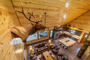 Smart TV, fireplace, video games, DVD player - Luxe Mountain Lodge: Heated Pool ~ Glamping Dome ~ Hot Tub (Sevierville)