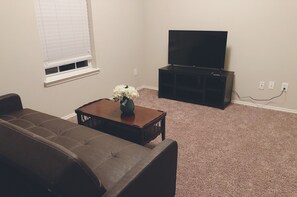 TV connectée, cheminée