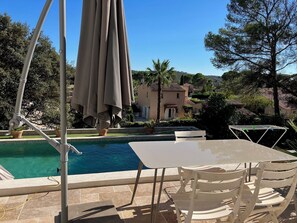 Outdoor pool - Beau Studio Meuble Dans Villa Avec Piscine (Saint-Raphaël)