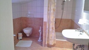 Een douche, een haardroger