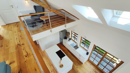 Exclusive, sunny new-build vacation apartment with the flair of a former barn