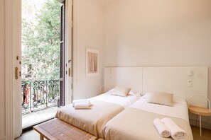 2 slaapkamers, een kluis op de kamer, een strijkplank/strijkijzer