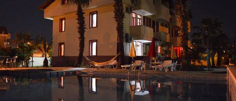 Front of property - evening/night