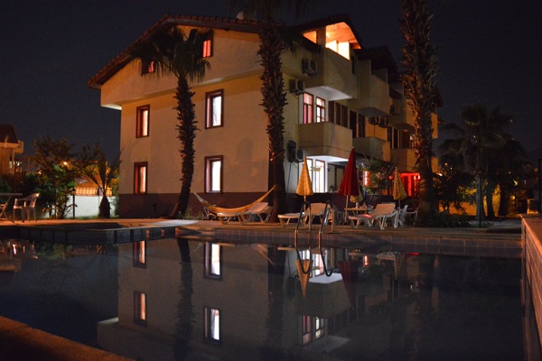 Front of property – evening/night