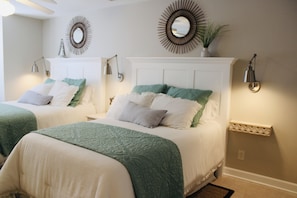 1 غرفة نوم ومكواة/لوح كي وواي فاي وملاءات أسرّة