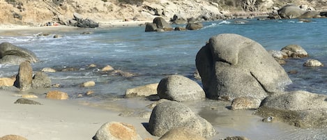 On the beach