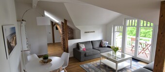Vacation apartment with a view over the island's fields