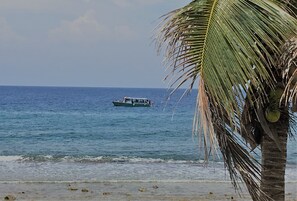 En la playa