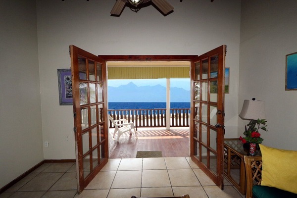 View of the Caribbean from your Living Room!