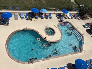 Indoor pool, outdoor pool