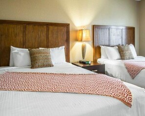 2 bedrooms, in-room safe, iron/ironing board, WiFi