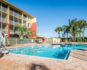 Indoor pool, outdoor pool