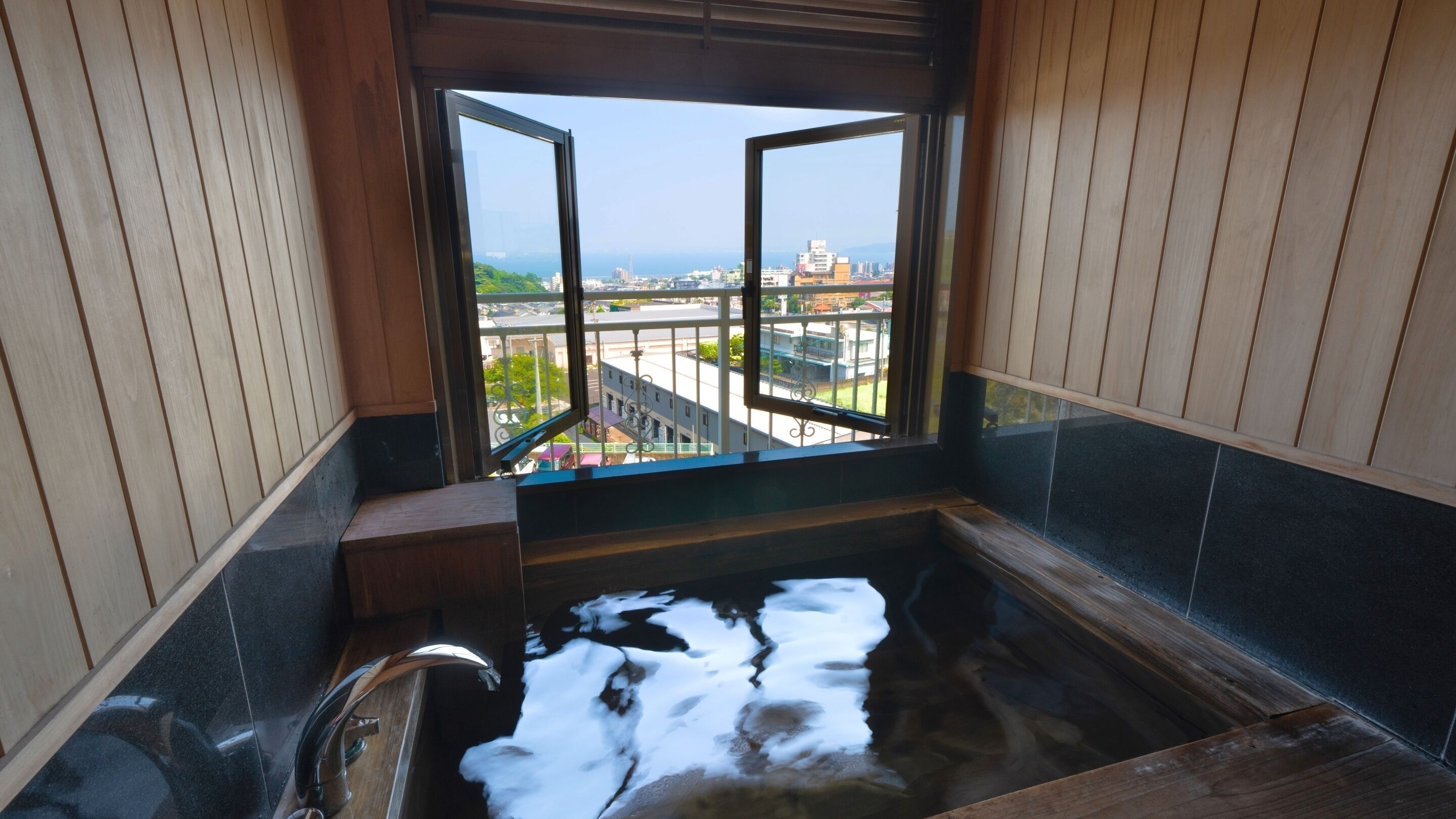 Superior Japanese Style Room with 2 Rooms and Bath (Ocean View), Non-Smoking | Bathroom | Combined shower/tub, free toiletries, hair dryer, slippers