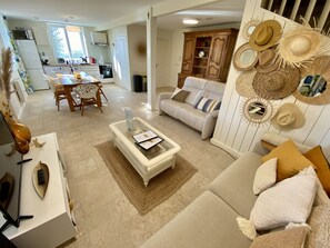 Panoramic-Apartment, mit Bad, Blick auf den Innenhof | Lounge