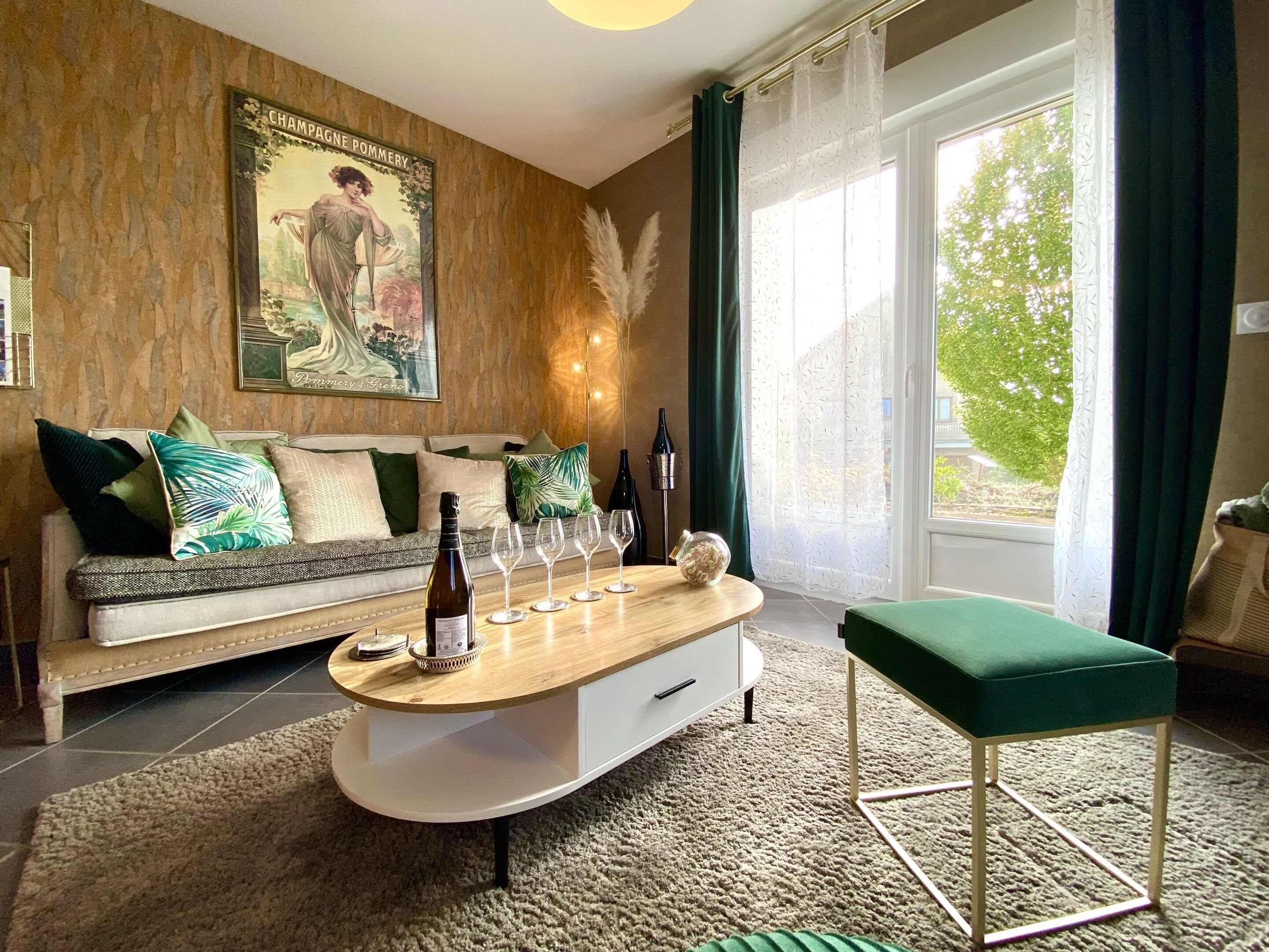 全景獨棟房屋, 獨立浴室, 葡萄園景觀 | 酒廊