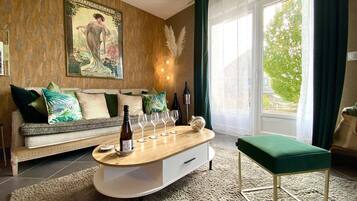 全景獨棟房屋, 獨立浴室, 葡萄園景觀 | 酒廊