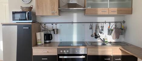 Fridge, oven, toaster