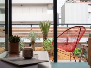 Suite Twin Room, Non Smoking (501) | Terrace/patio - EARTHMANS Amemura (Osaka)