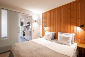 Deluxe appartement, 2 slaapkamers, sauna | Individueel gedecoreerd, individueel gemeubileerd